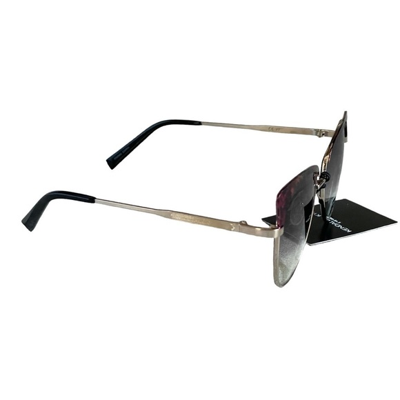 Kendall + Kylie Brinn Angled Metal Cat Eye Sunglasses NWT - Picture 3 of 6